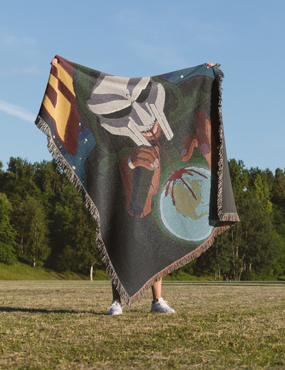 MF Doom Woven Blanket